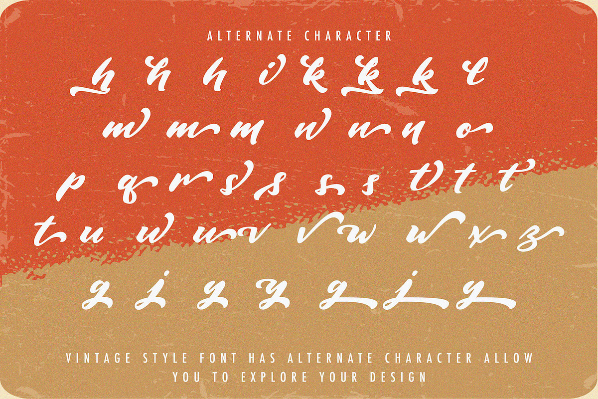 Vintage Style - Bold Script Font, a Script Font by StringLabs (Photo 13 of 15)