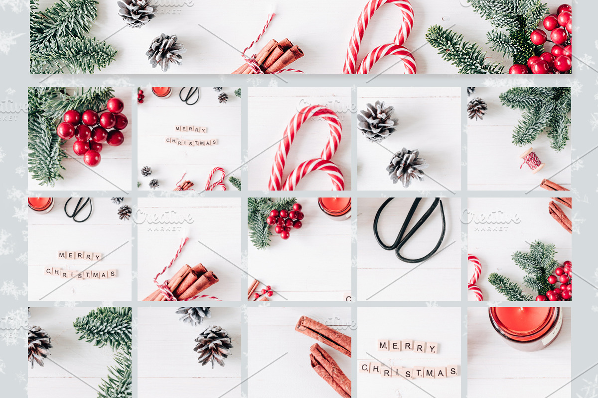 Christmas Card+30 IG Posts (+PSD), a Holiday Photo by Kate Roubin (Photo 2 of 8)