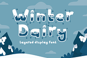 Winter Dairy - Christmas Font, a Script Font by Attype (Thumbnail 1 of 8)