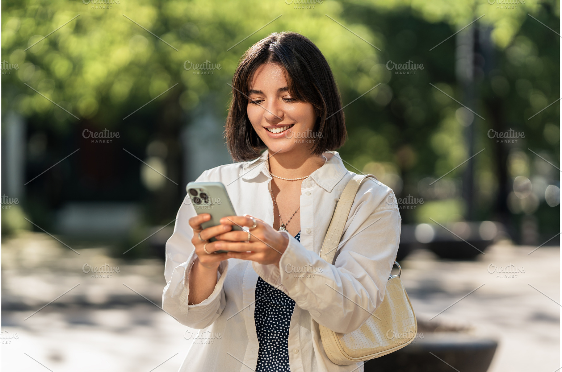 A summer day out. A smiling woman, a Person Photo by AD Stock Images