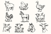 Farm life illustration set, an Object Graphic by NatalieArtShop (Thumbnail 3 of 10)