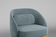 Fuuga Armchair, a Furniture 3D Model by NOMODOL (Thumbnail 6 of 6)