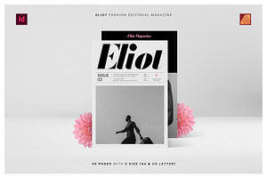 ELIOT Fashion Editorial Magazine, a Magazine Template by Arif Tri Ananta