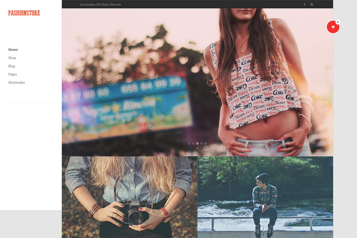 DW FashionStore - WP eCommerce Theme, a WordPress Template by DesignWall (Photo 1 of 6)