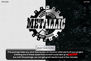 Editable Metallic Metal Text Effect, a Layer Style Add-On by Beast Designer (Thumbnail 2 of 2)
