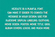 Kezcute - Playful Font, a Handwritten Font by Viswal Studio (Thumbnail 2 of 7)