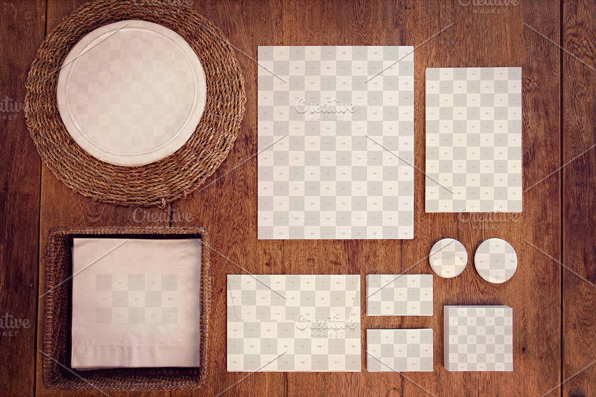 Stationery Mockup 01, a Print Template by 4to Pixel (Photo 2 of 2)