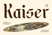 CS Kaiser – Gothic Font, a Sans Serif Font by Craft Supply Co. (Thumbnail 1 of 8)