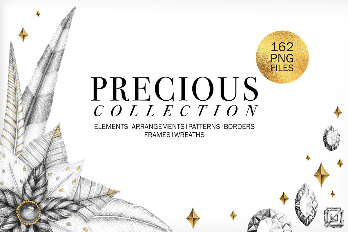 Precious feathers and diamonds, an Illustration by AnastasiaFears (Photo 2 of 10)