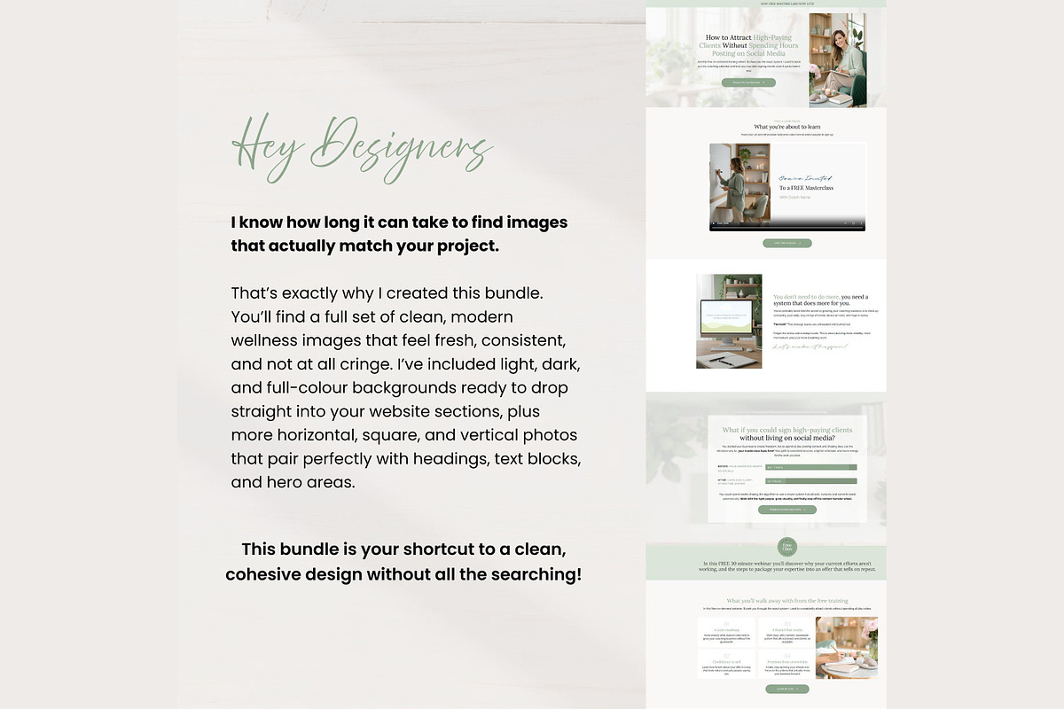 Sage Website Background Images Set, a Background Graphic by Hayley's Digital Hub (Photo 2 of 10)