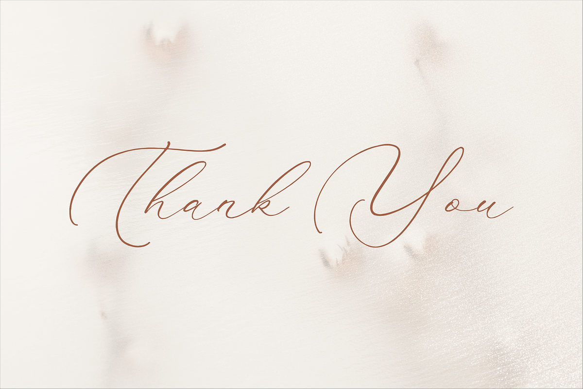Madyntha Geradine Chic Calligraphy, a Script Font by Storytype Studio (Photo 15 of 15)