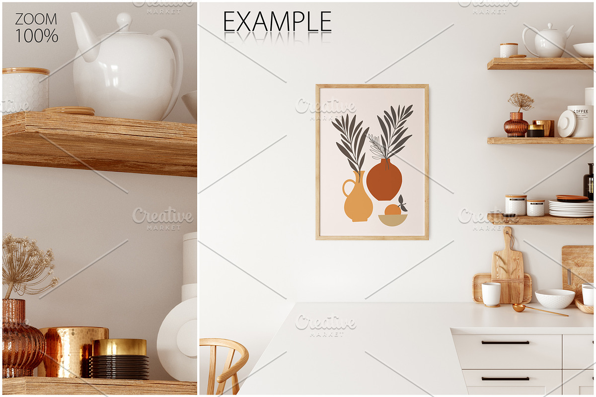Frame & Wall Mockup Bundle - 7, a Print Template by Yuri-U (Photo 22 of 27)