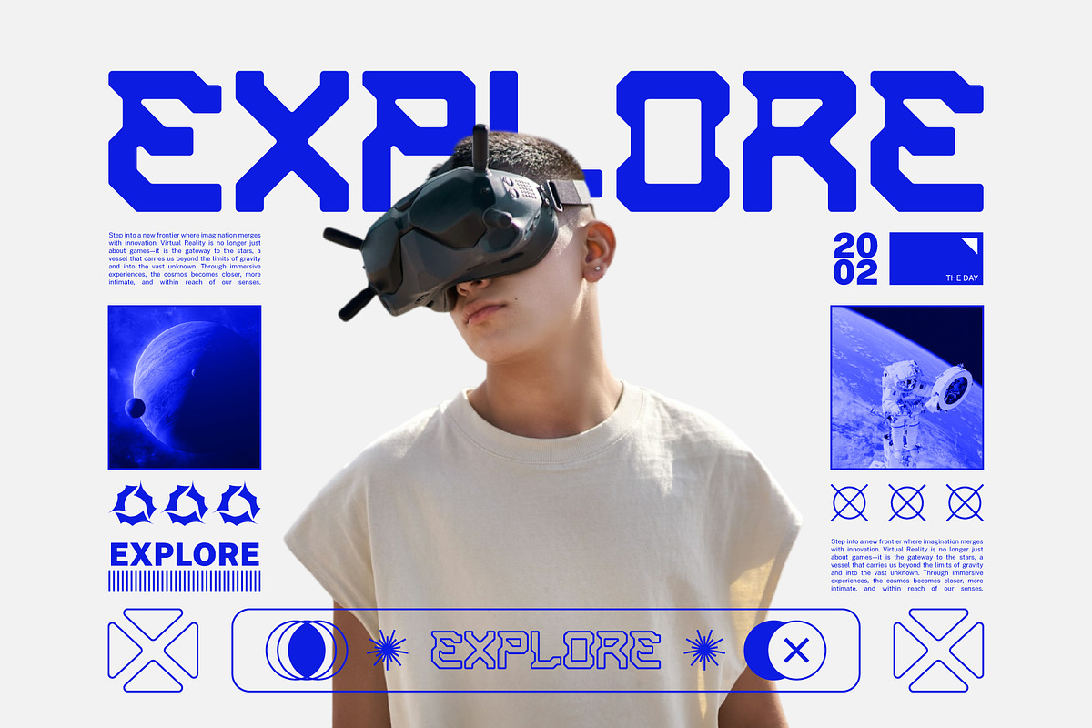 Inveron - Futuristic Font, a Sans Serif Font by Hakara Type (Photo 6 of 10)