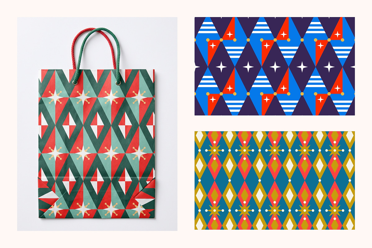 Neo Circus Seamless Pattern, a Pattern Graphic by Firowerk (Photo 5 of 7)