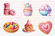 Watercolor Sweets Clipart, an Illustration by CreationArt (Thumbnail 5 of 5)