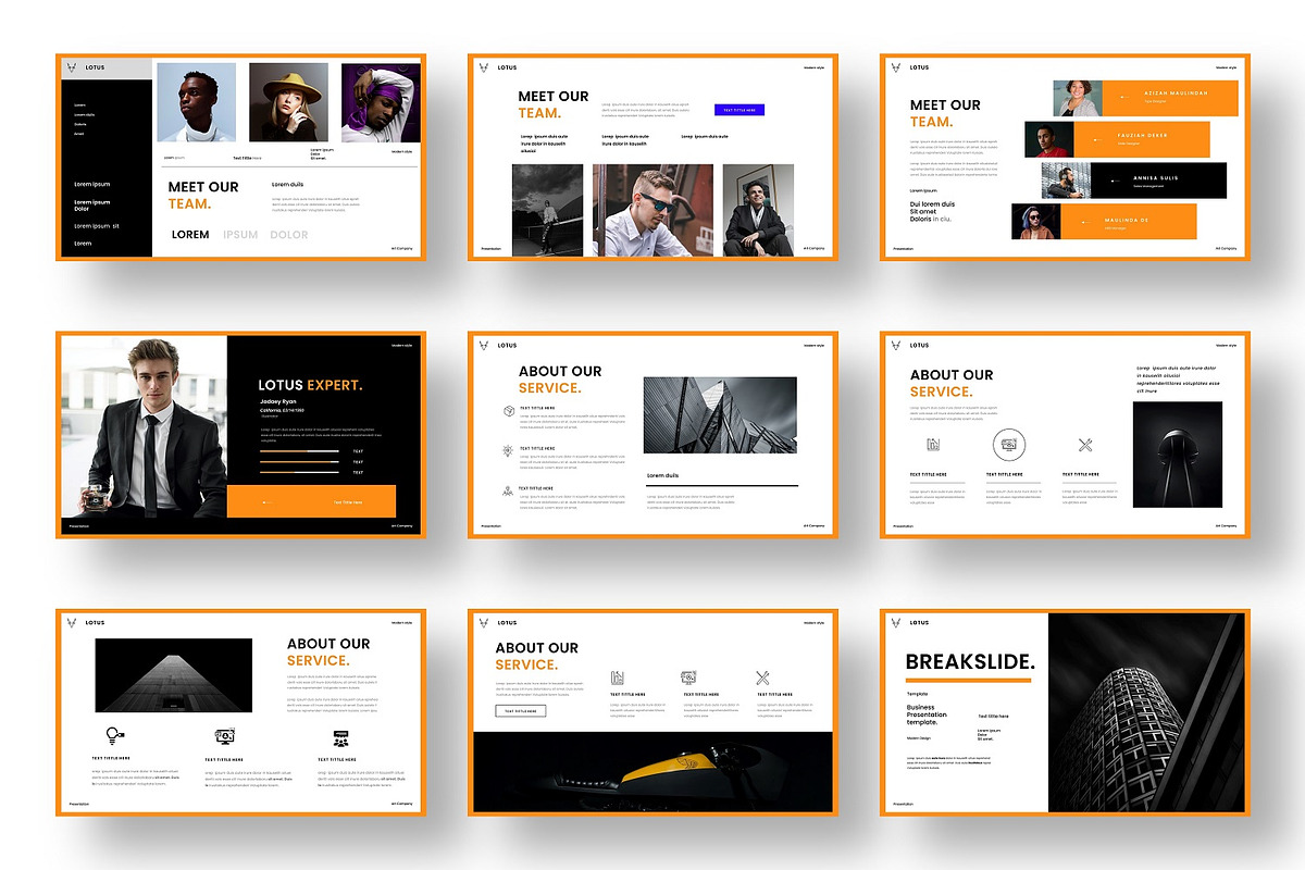 Lotus - Business Google Slide, a Presentation Template by Dens Creative Studio (Photo 3 of 6)