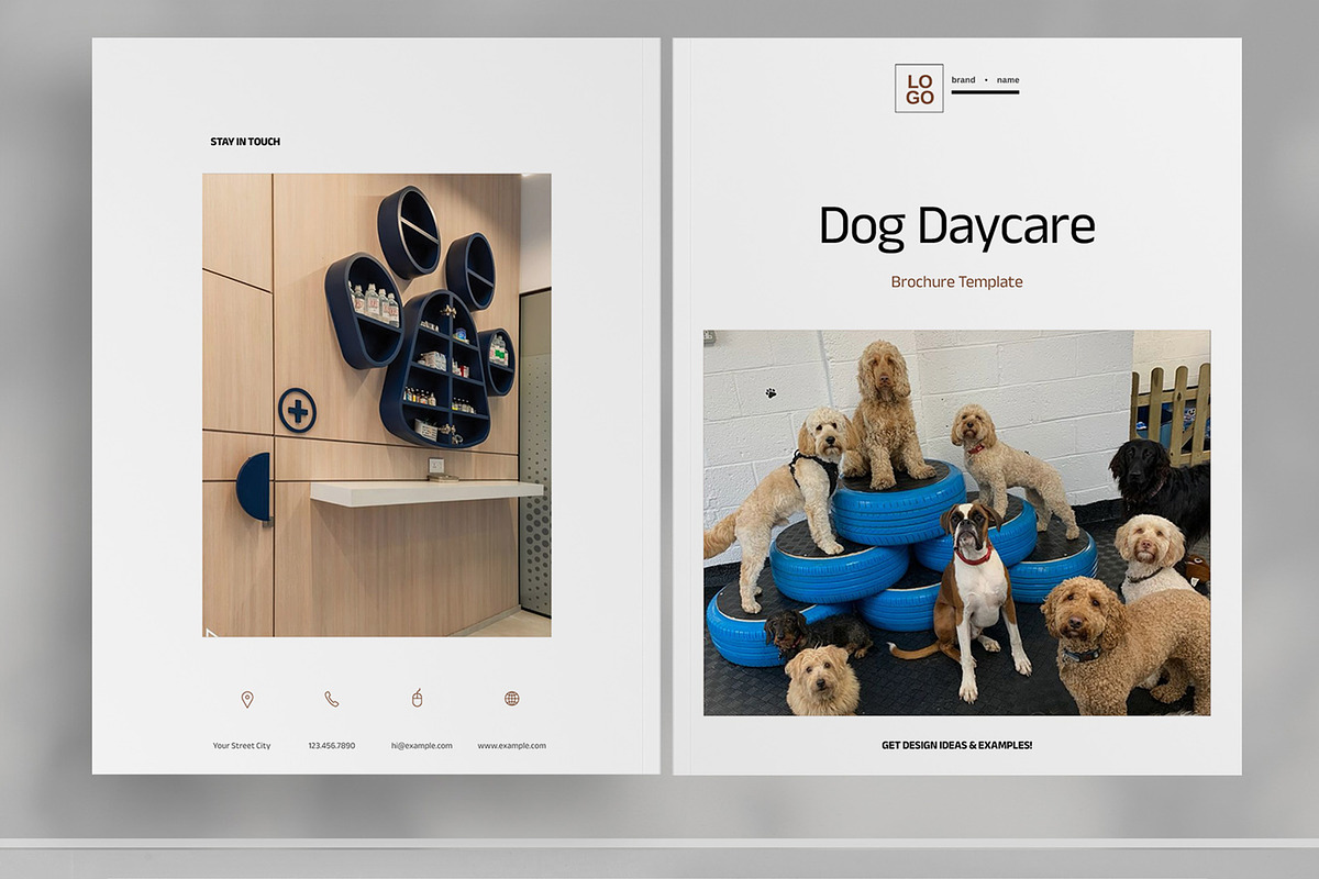 Dog Daycare Business Brochure, a Brochure Template by Boris Cupac (Photo 2 of 7)