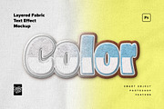 Layered Fabric Text Effect Mockup, a Layer Style Add-On by veila.me (Thumbnail 2 of 6)