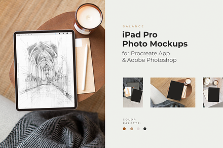 Balance | iPad Screen Photo Mockups