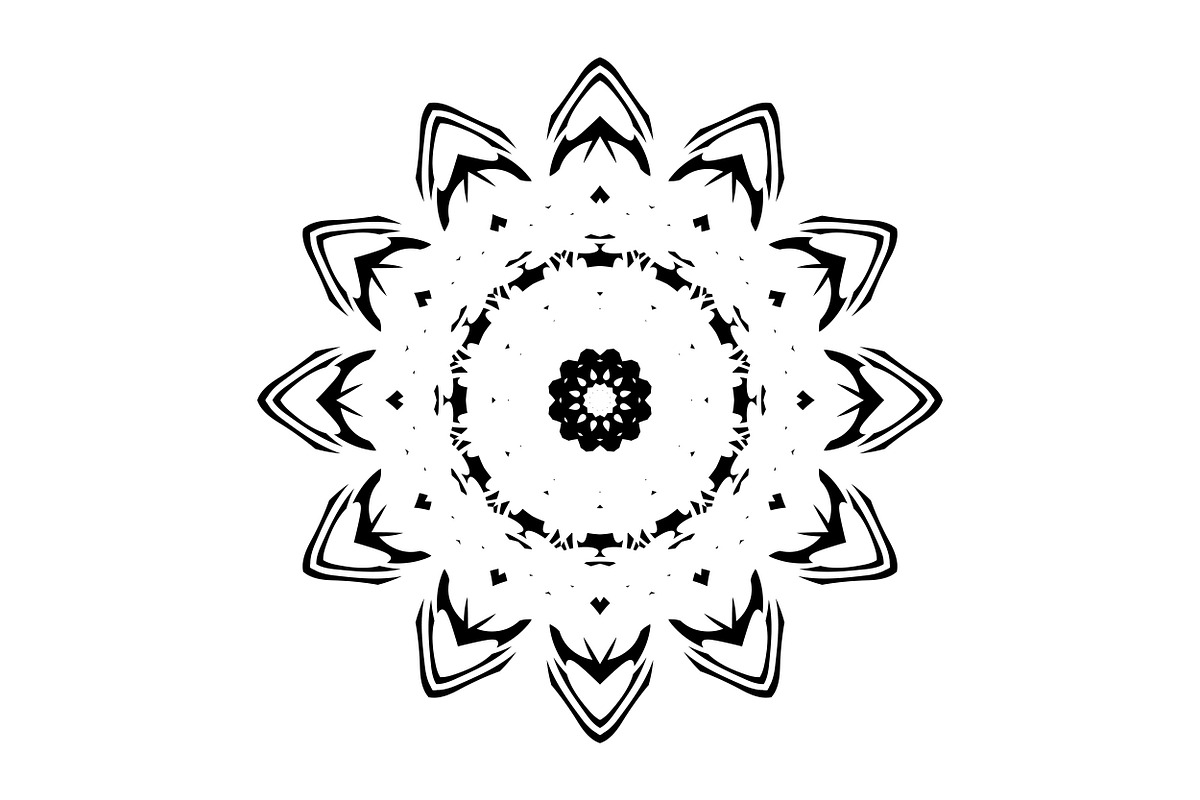 Artistic Mandala Vector Collection, a Decorative Illustration by NJ Himel (Photo 91 of 101)