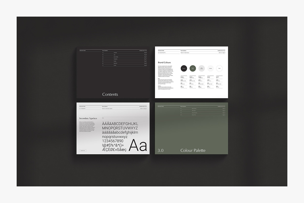 ODESSA / Brand Guidelines, a Presentation Template by Circular (Photo 7 of 20)