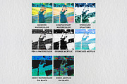 8 Watercolor + Acrylic Painting FX, an Action Add-On by SparkleStock (Thumbnail 2 of 5)