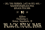 SFC Sortvane, a Blackletter Font by Skilline Supply Co. (Thumbnail 2 of 15)