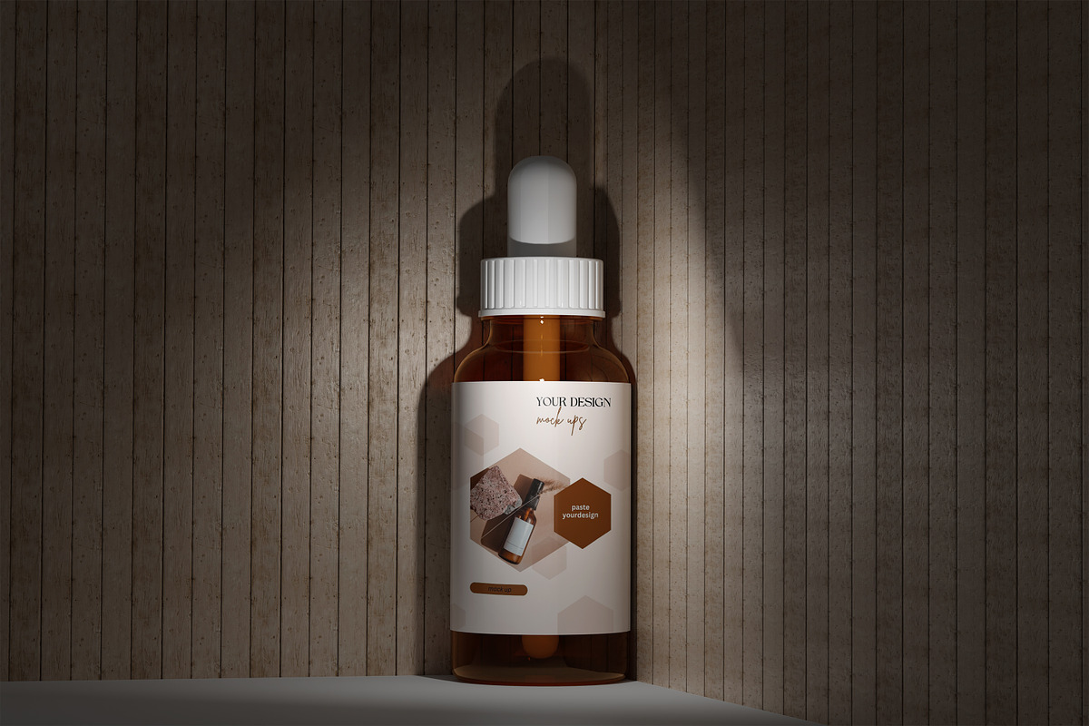 Dropper bottle mockup, a Product Mockup by kebunmockup (Photo 4 of 5)