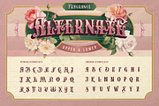 Fragrance, a Serif Font by Burntilldead (Thumbnail 11 of 14)