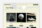 Golf Club WordPress Theme, a WordPress Template by Your Theme Shop (Thumbnail 5 of 9)
