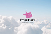 Flying Piggy Logo, a Branding & Logo Template by GladicMonster (Thumbnail 1 of 13)