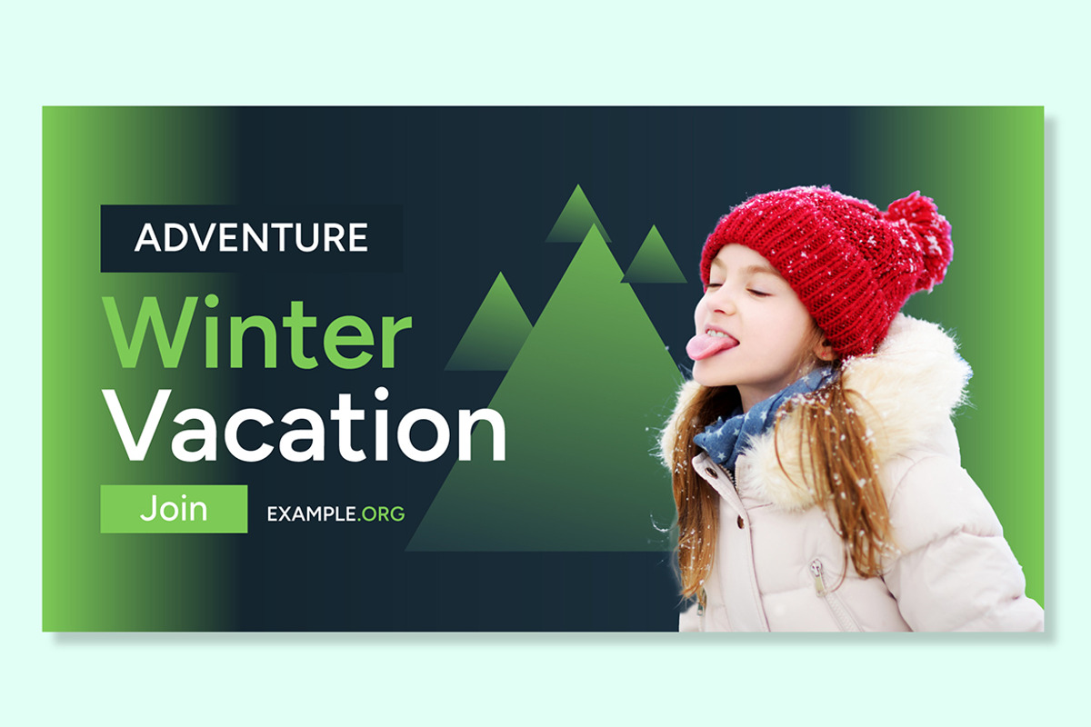Winter Vacation Web Banner Ads Set, an UI Kit Template by CreativeShaper (Photo 2 of 4)