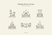 INTERIOR DESIGNER line art clipart, an Object Illustration by Crocus Paperi (Thumbnail 11 of 13)