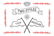 FLASHER DISPLAY FONT + BONUS VECTOR, a Font by BLVSUPPLY (Thumbnail 3 of 4)