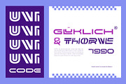 Ported, a Sans Serif Font by Naksatra (Thumbnail 6 of 9)