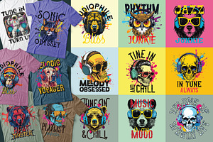 39 Musical T-shirts BUNDLE