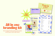 Funky & Vibin Branding Starter Kit, a Branding & Logo Template by Hell Yeah Designs (Thumbnail 3 of 16)