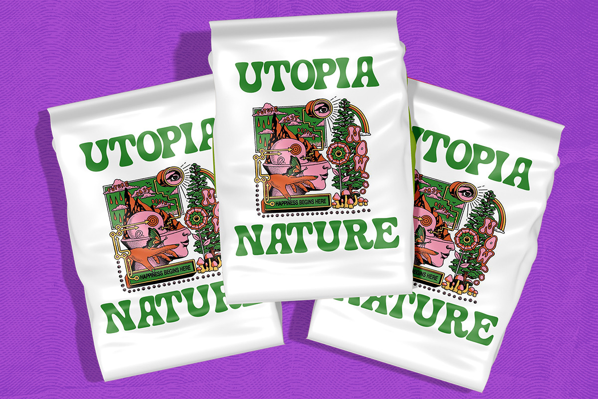 Psycora Psychedelic Font, a Sans Serif Font by Rasio Studio (Photo 5 of 8)
