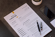 Minimal Resume / CV Template, a Resume Template by Aspect_Studio (Thumbnail 4 of 4)
