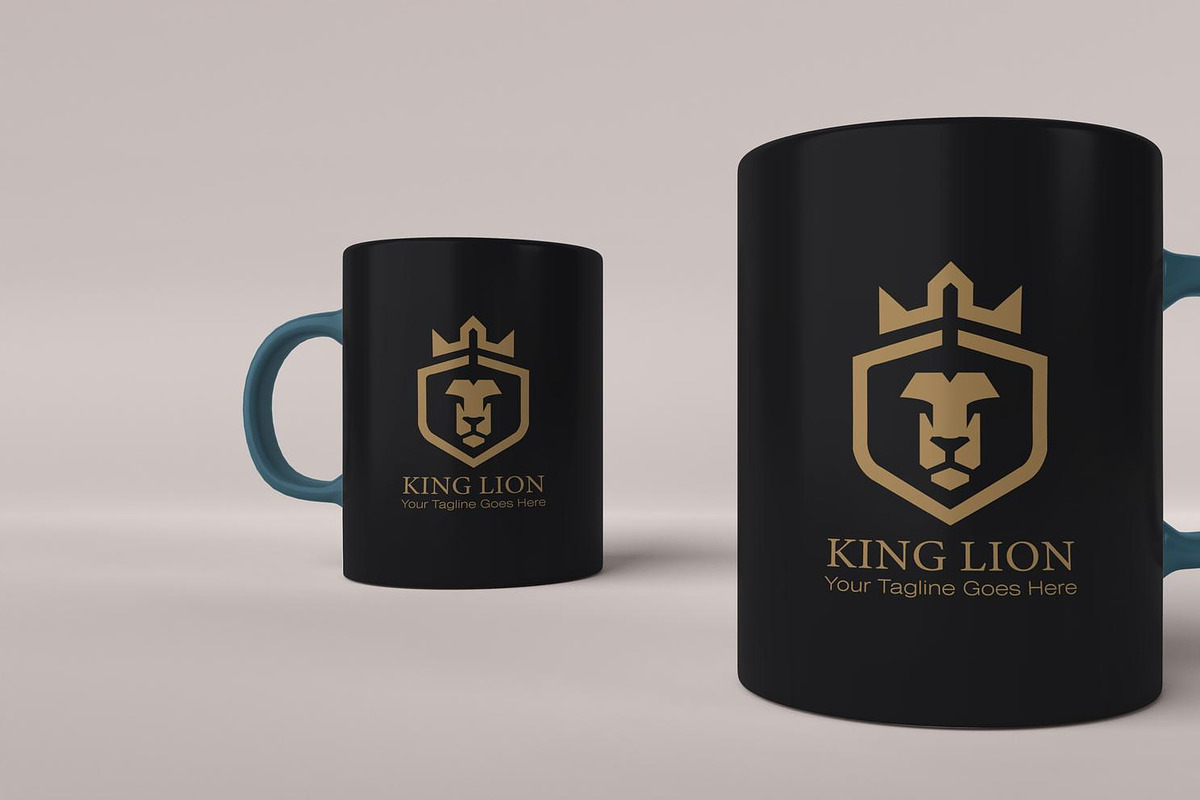Custom King Lion Logo Design, a Branding & Logo Template by YUDesignStore (Photo 6 of 8)