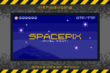 Spacepix - Pixel Font