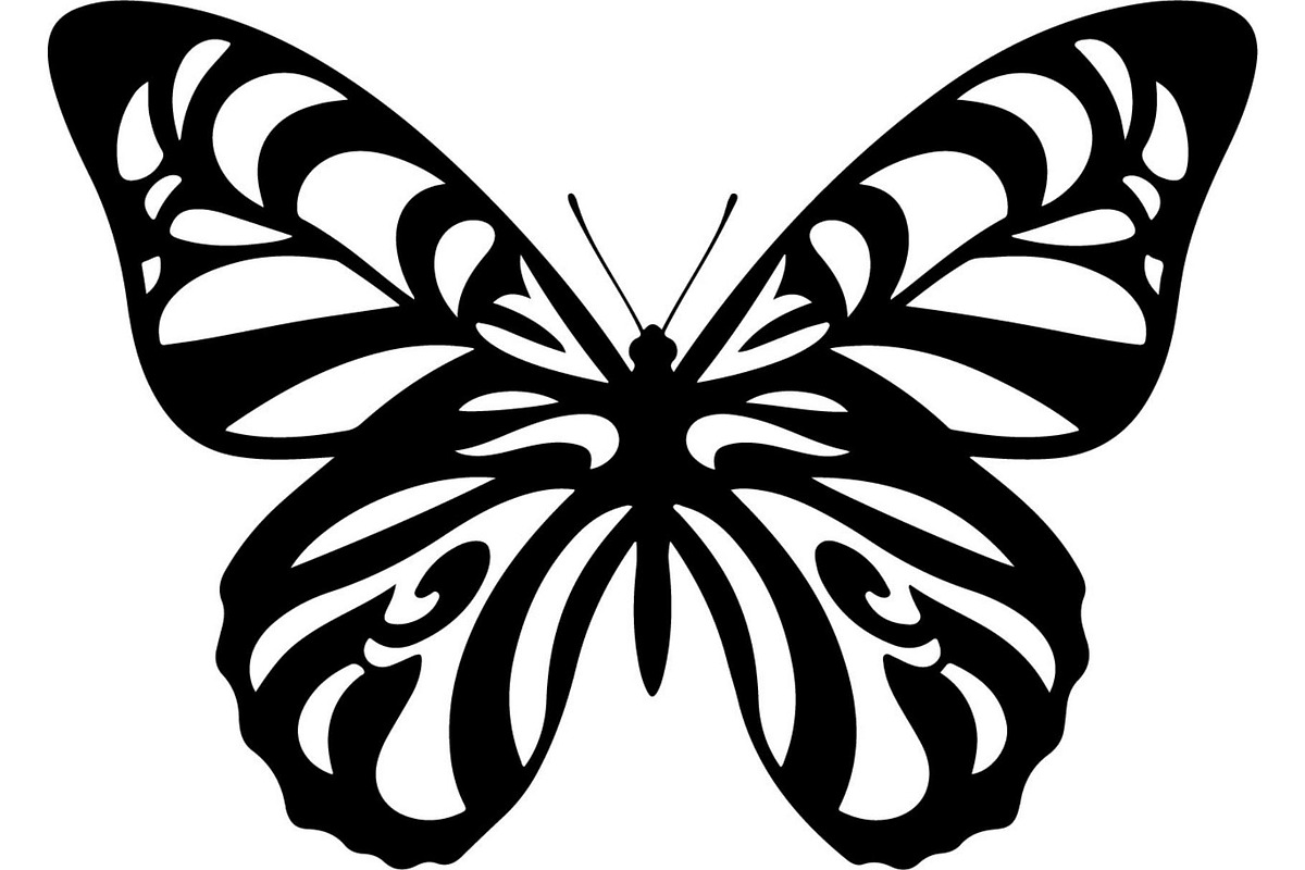 Elegant Butterfly Silhouette, an Object Graphic by Creativeshirt (Photo 8 of 17)