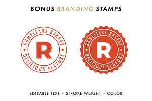 Postage Stamp Template Set Updated