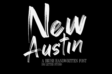 New Austin – Brush Handwritten Font