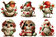 Whimsical Easter Birds Clipart, an Illustration by Daily.Designs (Thumbnail 8 of 8)
