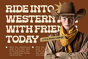 Americana Desert Rider Slab Serif, a Slab Serif Font by timelesstype.co (Thumbnail 8 of 10)