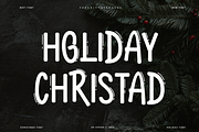 Holiday Christad - Christmas Font, a Font by QR Design Studio (Thumbnail 1 of 6)