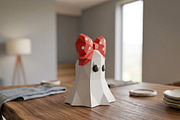 Spooky ghost - 3d papercraft, a Business Card Template by PAPER amaze (Thumbnail 1 of 5)