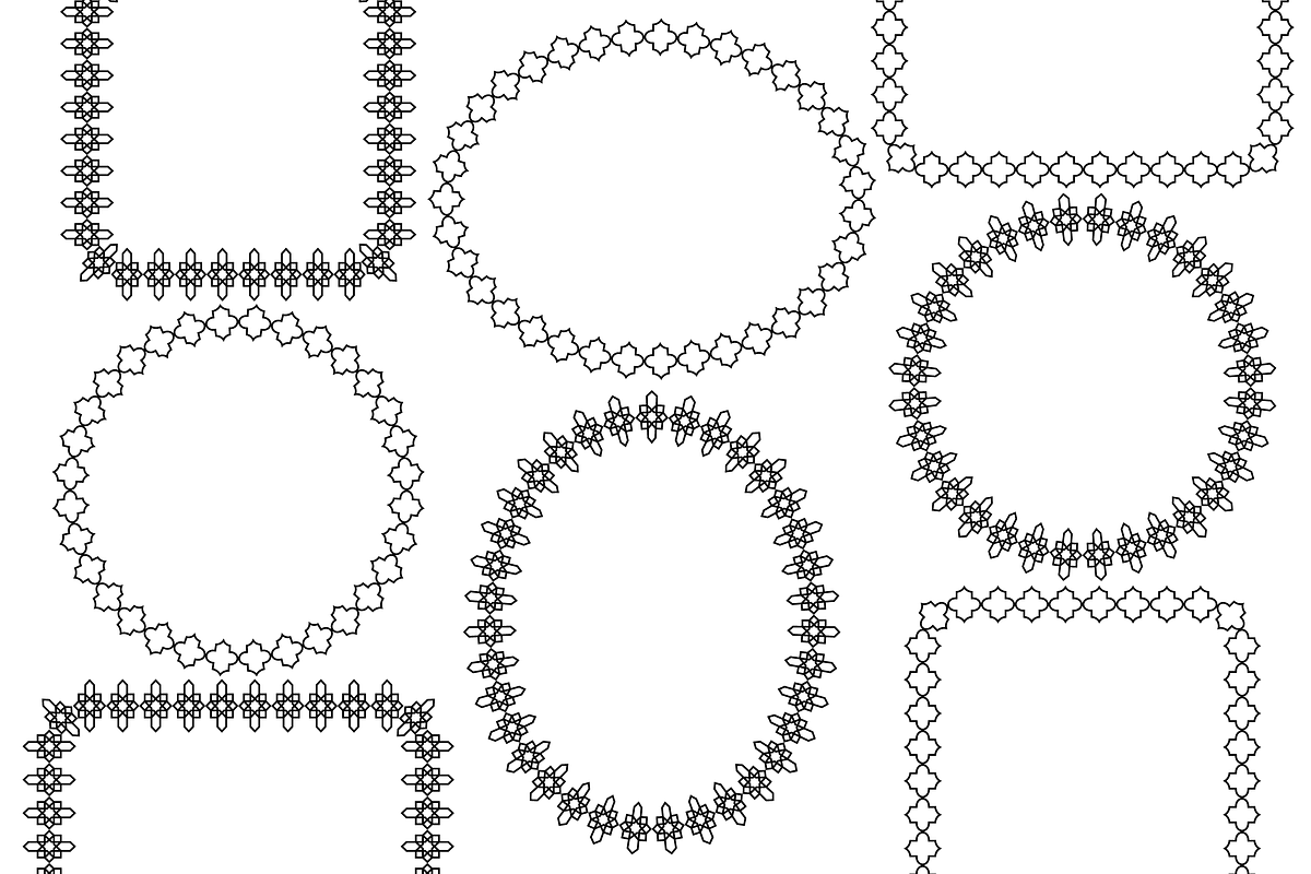 Moroccan Metallic Frames preview 6
