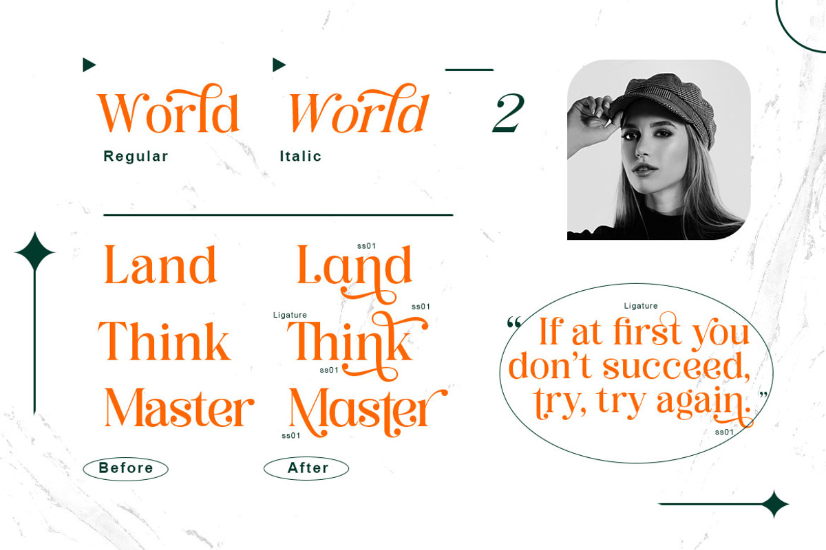 IbrahimAsSyauqi - Modern Serif Font, a Serif Font by Meizzaluna Design (Photo 4 of 10)